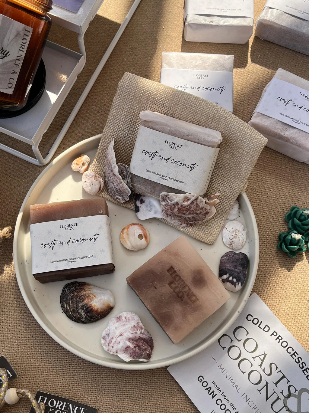 Coasts & Coconuts Cold Processed Soap | 100 gm